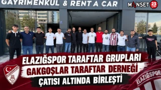 Elazığspor Taraftar Grupları, Gakgoşlar Taraftar Derneği Çatısı Altında Birleşti