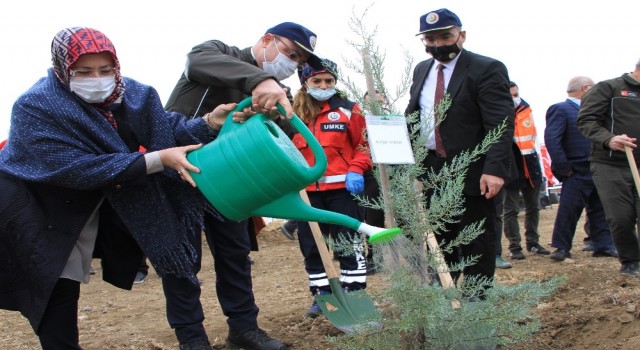 Elazığda 223 bin fidan toprakla buluşuyor, ilk fidanlar dikildi