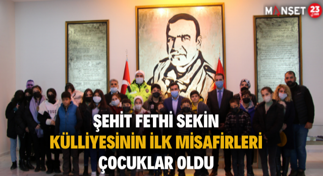 Şehit Fethi Sekin Külliyesinin İlk Misafirleri Çocuklar Oldu