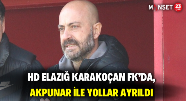 Hd Elazığ Karakoçan Fk’da, Akpunar İle Yollar Ayrıldı