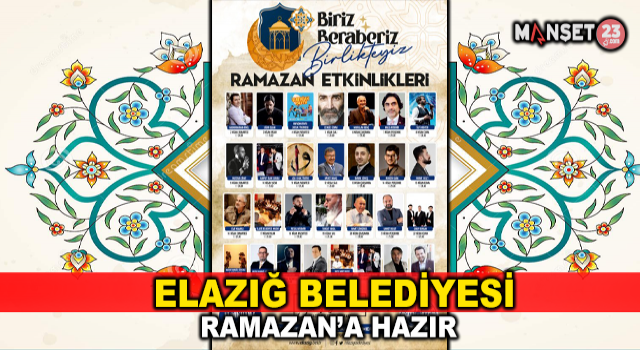 Elazığ Belediyesi Ramazan'a Hazır