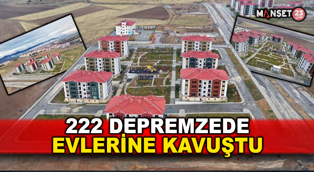 Elazığ’da 222 Depremzede Evlerine Kavuştu