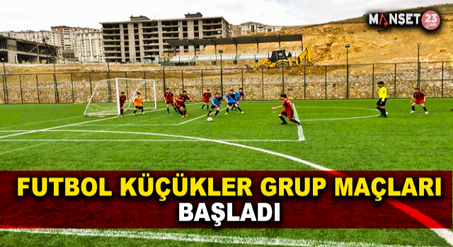 Futbol Küçükler Grup Maçları Elazığ’da Başladı