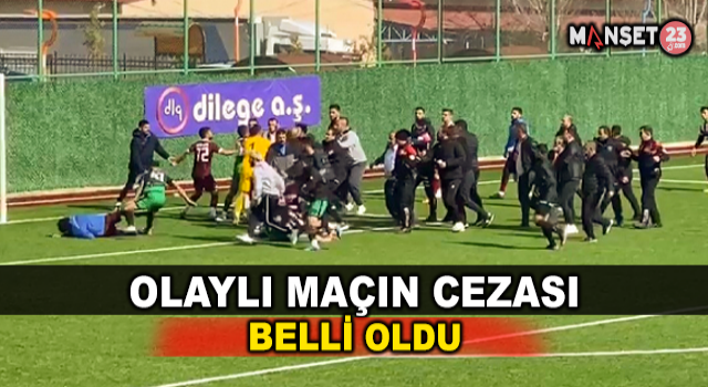 Olaylı Maçın Cezaları Açıklandı