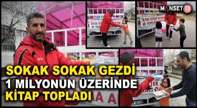 Soy İsminin Hakkını Verdi, Sokak Sokak Gezerek 1 Milyonun Üzerinde Kitap Topladı