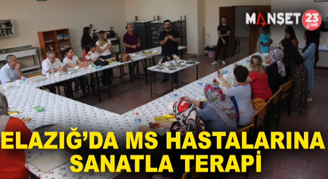 Elazığ'da MS Hastalarına Sanatla Terapi