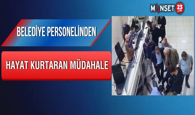 Belediye Personelinden Hayat Kurtaran Müdahale