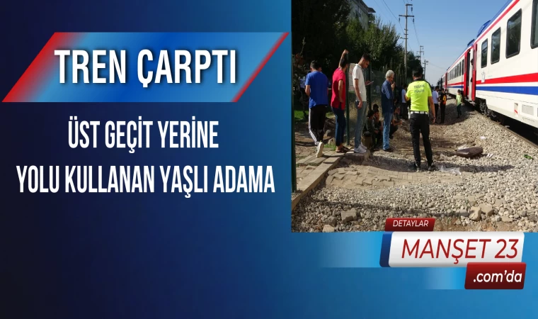 Üst Geçit Yerine Yolu Kullanan Yaşlı Adama Tren Çarptı