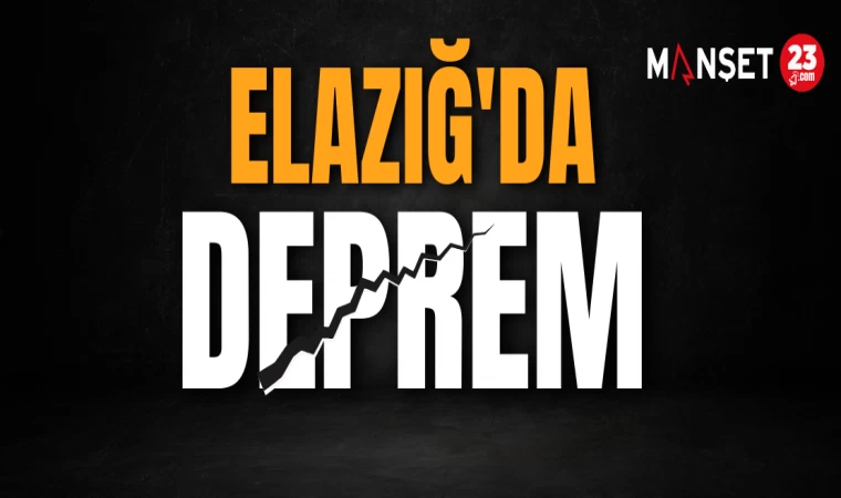 Elazığ'da Deprem.!