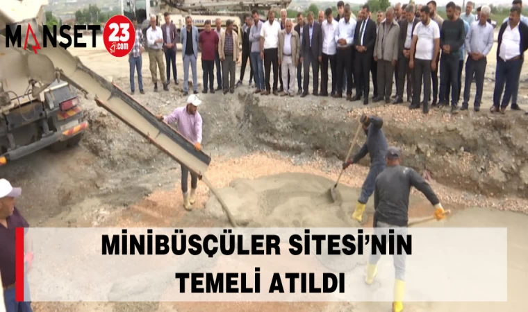 Minibüsçüler Sitesi’nin Temeli Atıldı