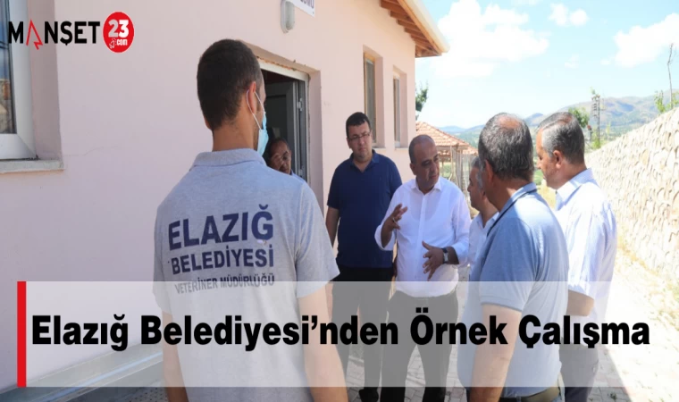 Elazığ Belediyesi’nden Örnek Çalışma