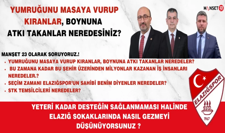 YUMRUĞUNU MASAYA VURUP KIRANLAR, BOYNUNA ATKI TAKANLAR NEREDESİNİZ.?