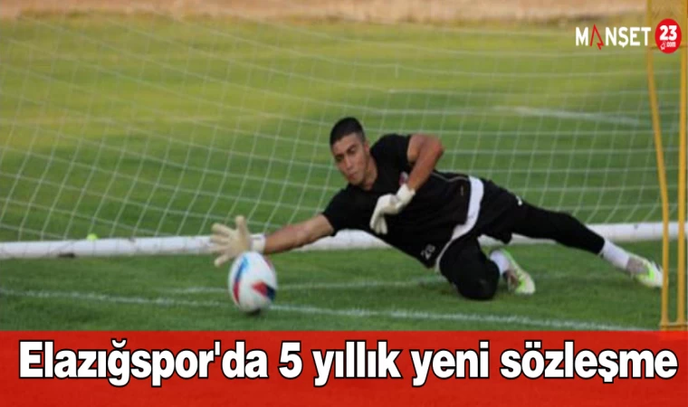 Elazığspor'da 5 yıllık yeni sözleşme