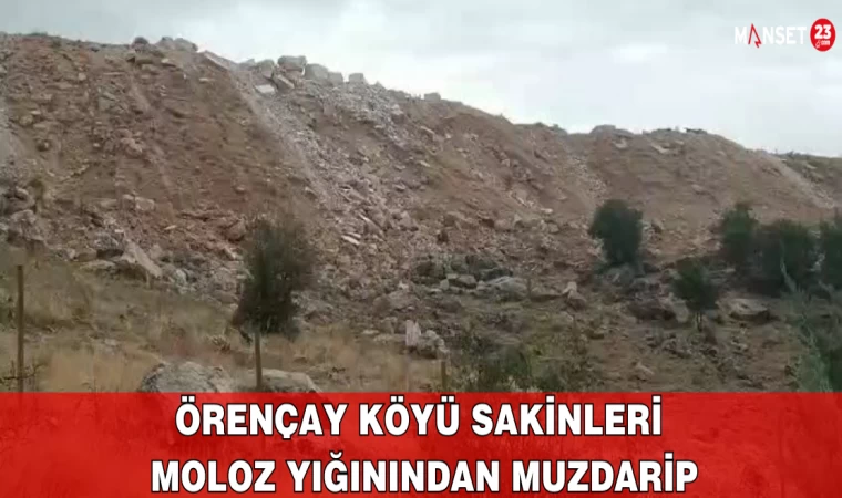 Örençay Köyü Sakinleri Moloz Yığınından Muzdarip