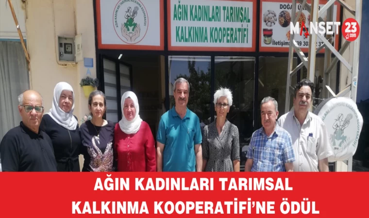 Ağın Kadınları Tarımsal Kalkınma Kooperatifi’ne Ödül