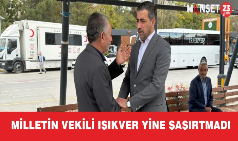 MİLLETİN VEKİLİ SAHADA