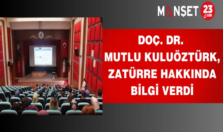 Doç. Dr. Mutlu Kuluöztürk, Zatürre Hakkında Bilgi Verdi