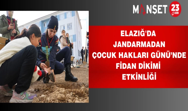 Elazığ’da jandarmadan Çocuk Hakları Gününde örnek davranış