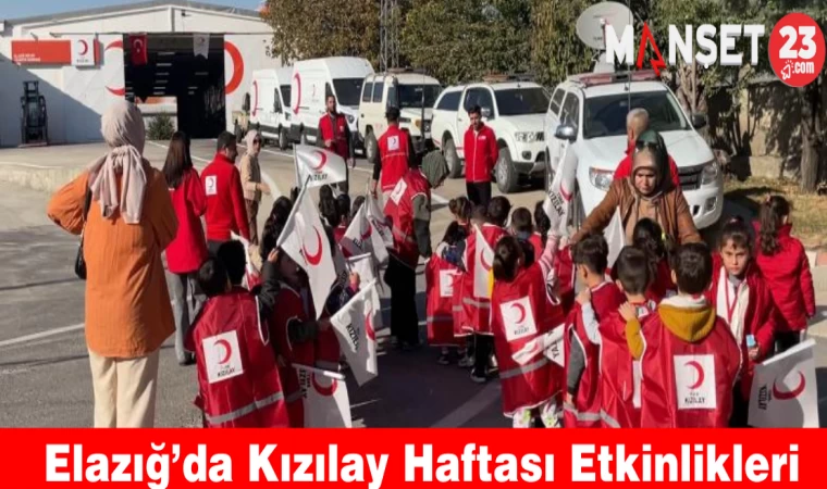 Elazığ’da Kızılay Haftası Etkinlikleri