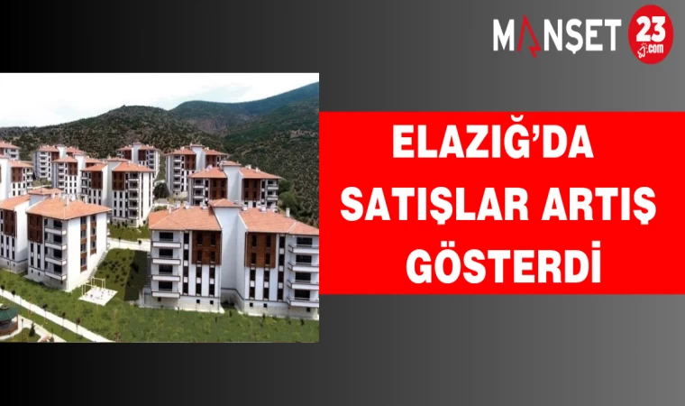 Elazığ’da satışlar artış gösterdi