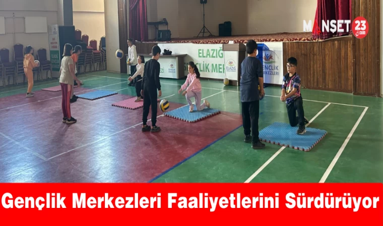 Gençlik Merkezleri Faaliyetlerini Sürdürüyor