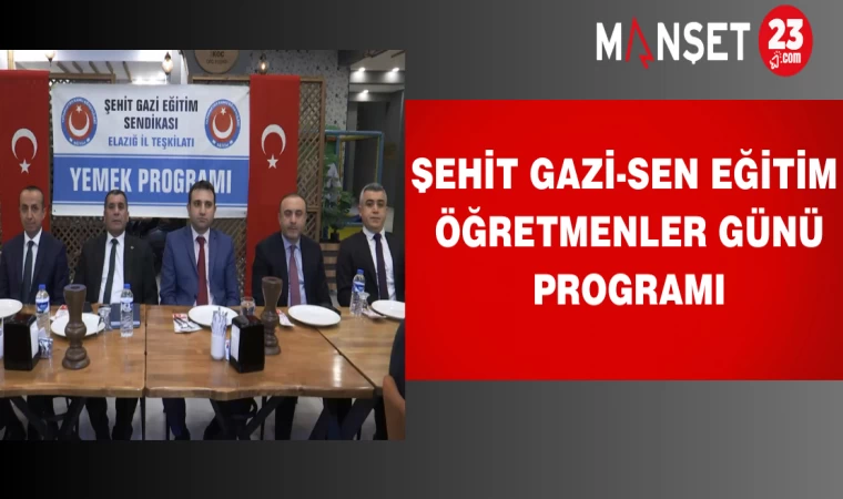 Şehit Gazi-Sen Eğitim, Öğretmenler Günü Programı