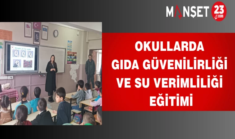 Okullarda Gıda Güvenilirliği ve Su Verimliliği Eğitimi