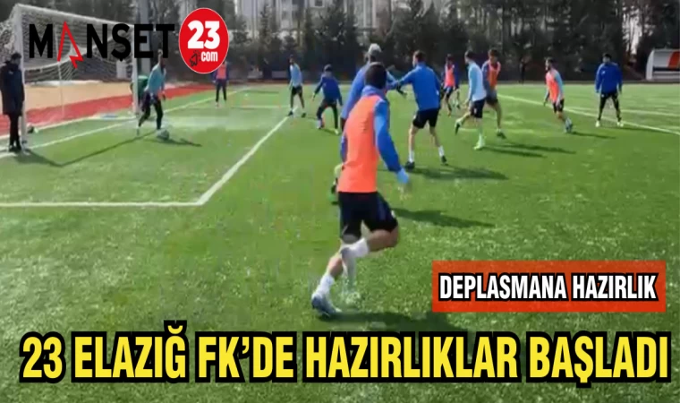 23 ELAZIĞ FK'DE HAZIRLIKLAR BAŞLADI