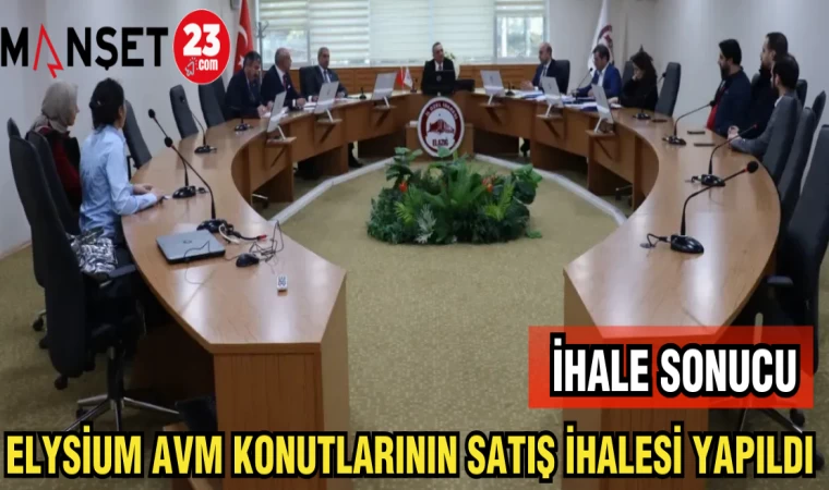 ELYSİUM AVM KONUTLARININ SATIŞ İHALESİ YAPILDI