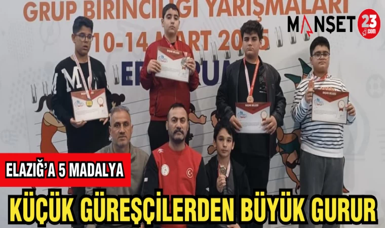 KÜÇÜK GÜREŞÇİLERDEN BÜYÜK GURUR