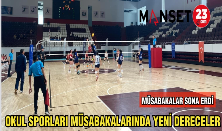 OKUL SPORLARI MÜSABAKALARINDA YENİ DERECELER