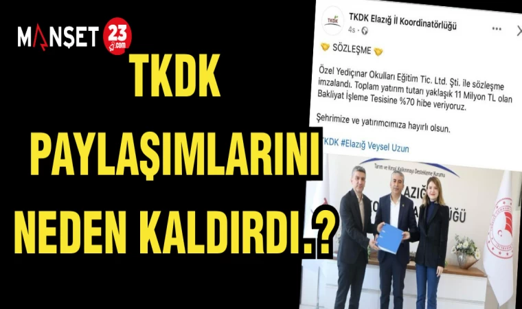 TKDK PAYLAŞIMLARINI NEDEN KALDIRDI.?