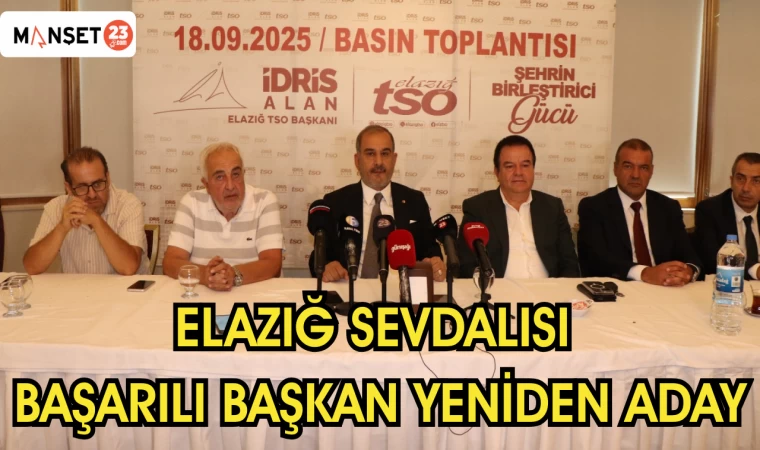 Elazığ sevdalısı başarılı Başkan yeniden aday