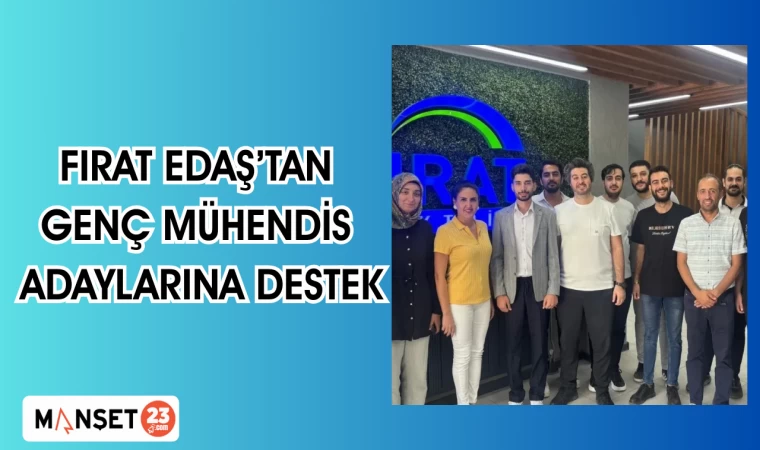 Fırat EDAŞ’tan genç mühendis adaylarına destek