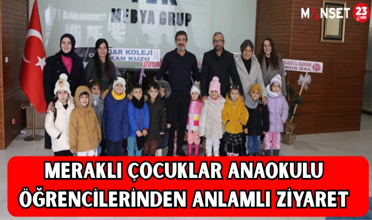 Meraklı Çocuklar Anaokulu Öğrencilerinden Anlamlı Ziyaret