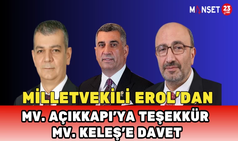 MV.EROL'DAN MV. AÇIKKAPI'YA TEŞEKKÜR MV. KELEŞ'E DAVET