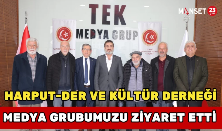 Harput-Der ve Kültür Derneği Medya Grubumuzu Ziyaret Etti