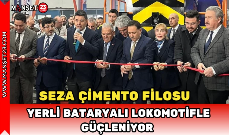 Seza Çimento Filosu Yerli Bataryalı Lokomotifle Güçleniyor