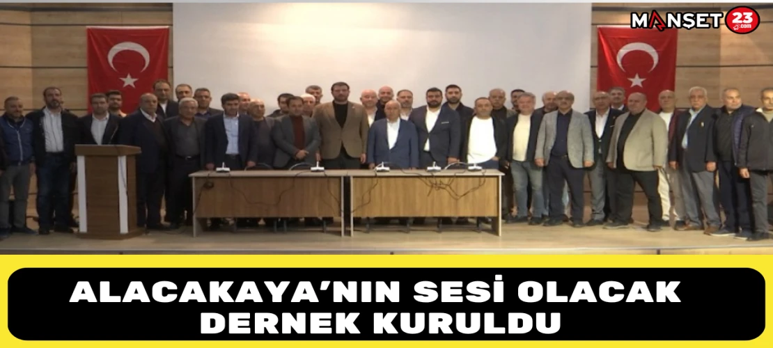 Alacakaya’nın Sesi Olacak Dernek Kuruldu