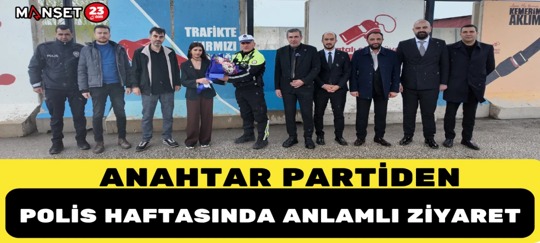 Anahtar Partiden Polis Haftasında Anlamlı Ziyaret