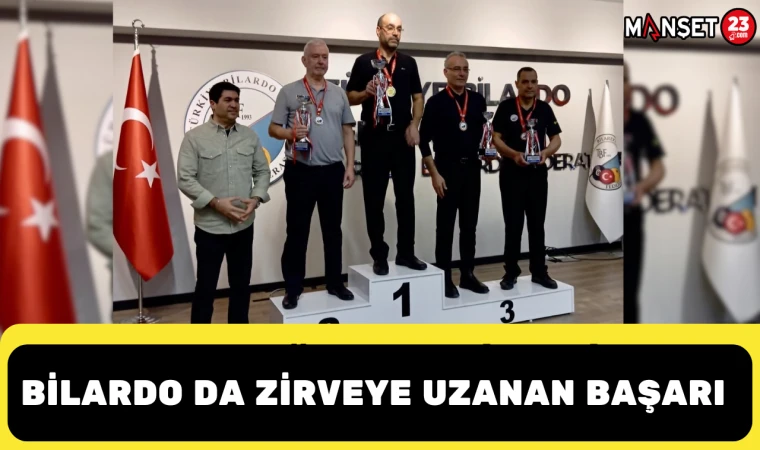 BİLARDO DA ZİRVEYE UZANAN BAŞARI