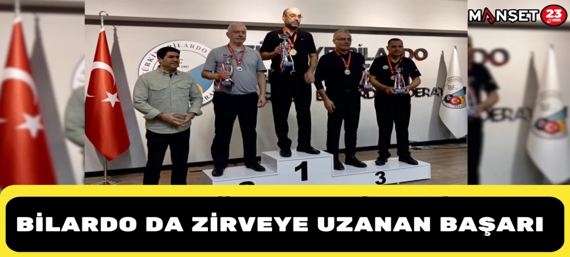 BİLARDO DA ZİRVEYE UZANAN BAŞARI