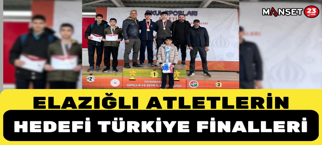 ELAZIĞLI ATLETLERİN HEDEFİ TÜRKİYE FİNALLERİ
