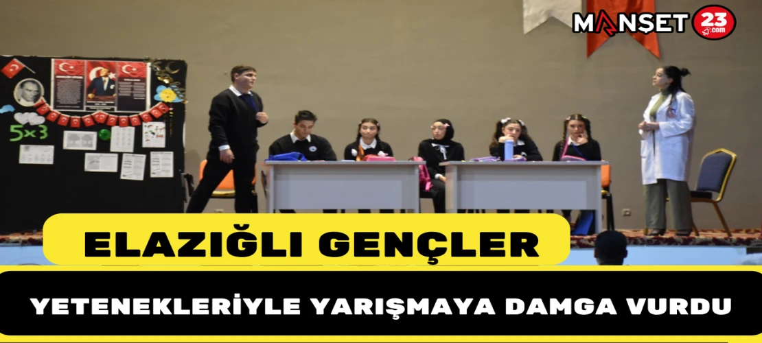 ELAZIĞLI GENÇLER YETENEKLERİYLE YARIŞMAYA DAMGA VURDU