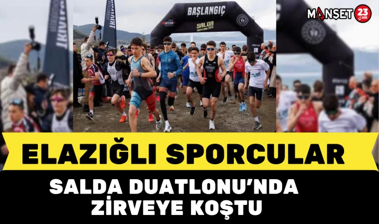Elazığlı Sporcular Salda Duatlonu’nda Zirveye Koştu