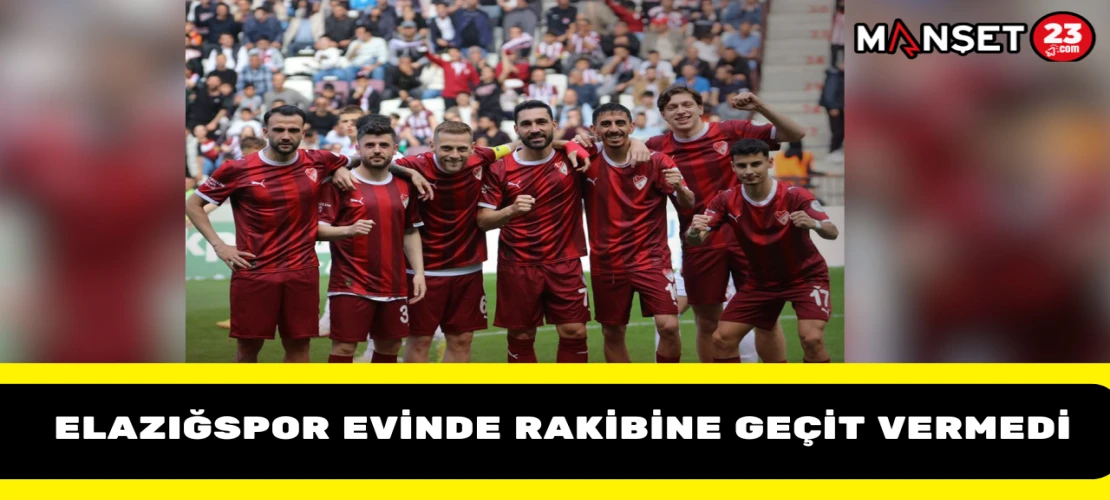 Elazığspor Evinde Rakibine Geçit Vermedi
