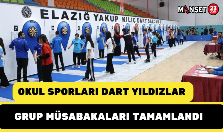 OKUL SPORLARI DART YILDIZLAR GRUP MÜSABAKALARI TAMAMLANDI