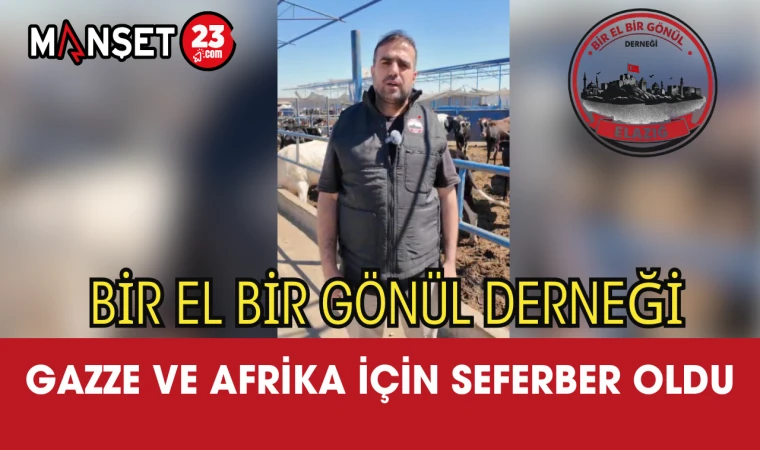 Bir El Bir Gönül Derneği Gazze ve Afrika İçin Seferber Oldu
