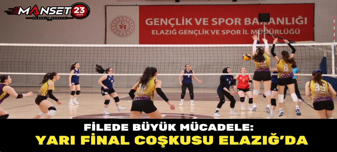 Filede Büyük Mücadele: Yarı Final Coşkusu Elazığ’da