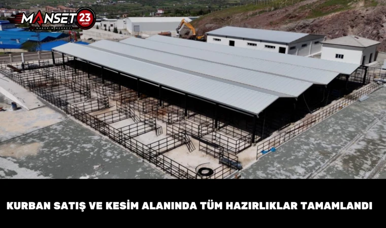 Kurban Satış Ve Kesim Alanında Tüm Hazırlıklar Tamamlandı
